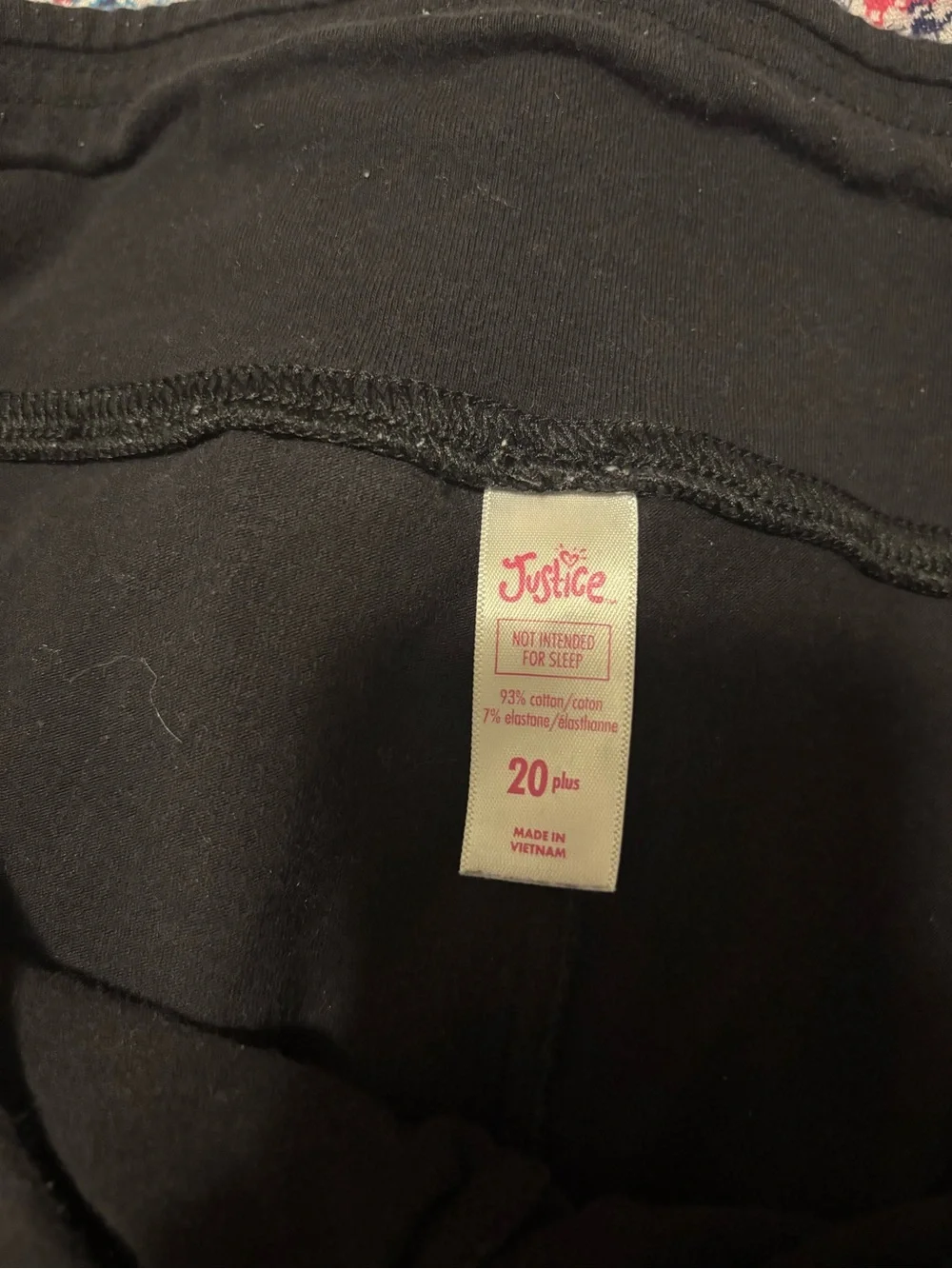 Justice comfortable black